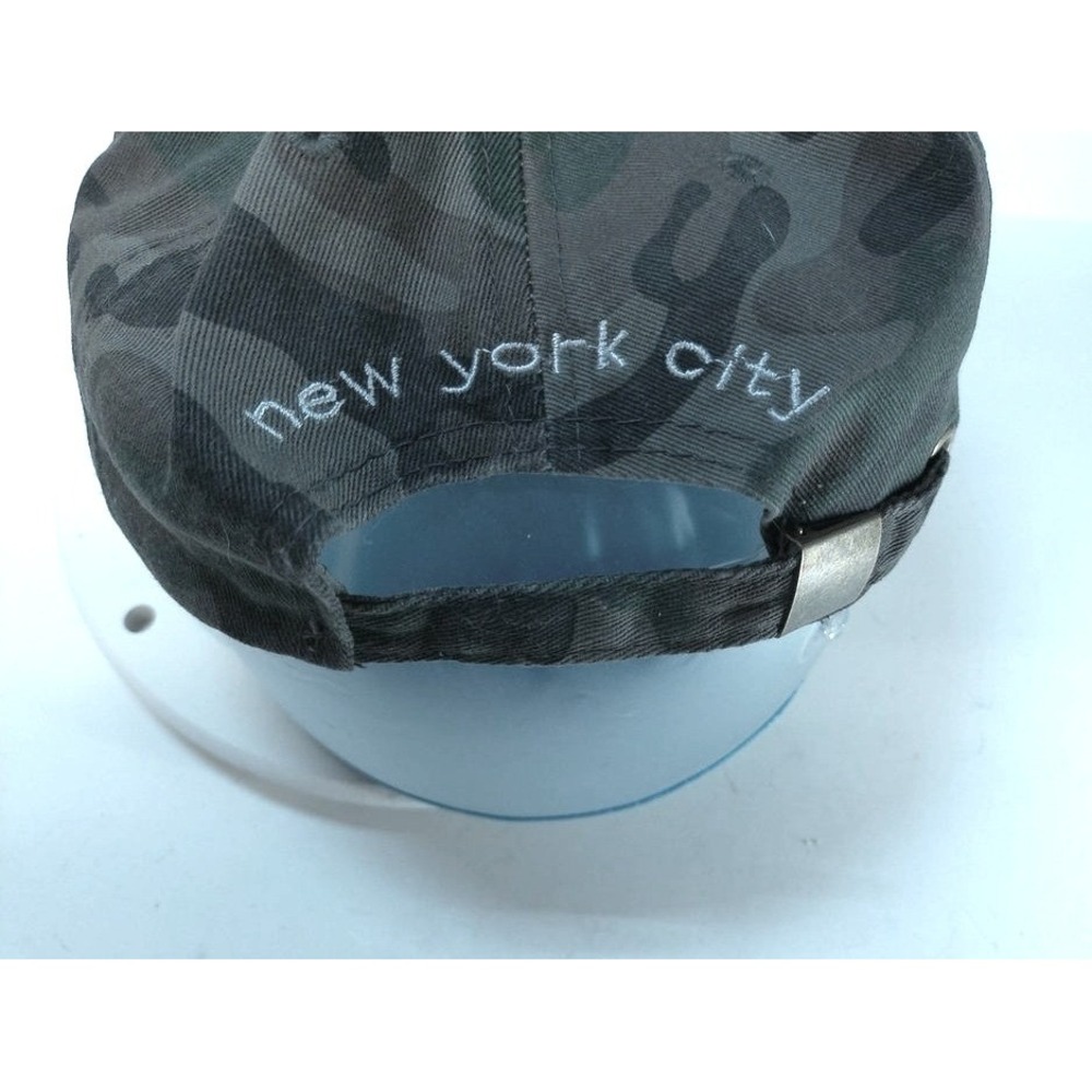 Camo Baseball Cap Tian Tian New York Adjustable Strapback Black Hat - Picture 5 of 7
